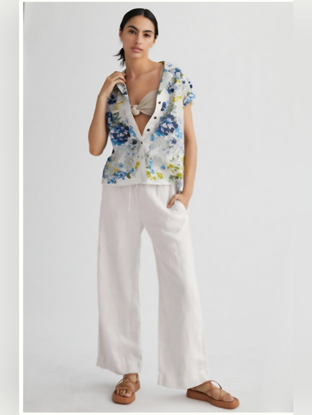 Anthropologie Printed Surf Shirt - Size XS